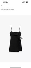 Zara Black Mini Cut Out