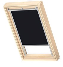 VELUX Original Roof Window Blackout Blind for CK04 Black with Grey Guide Rail 1