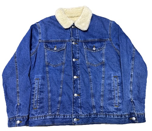 Zara men denim jacket - men's, beige