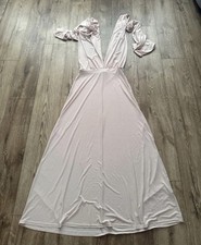 Women’s Light Pink Multiway Bridesmaid Evening Dress Jane Norman Size 14