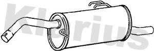 Rear muffler - rear,