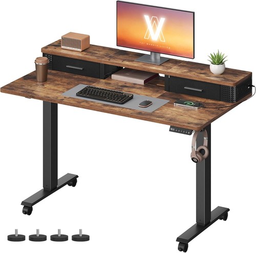 Electric standing desk - desk, with