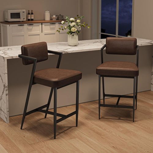 2pcs farmhouse bar stools - farmhouse,