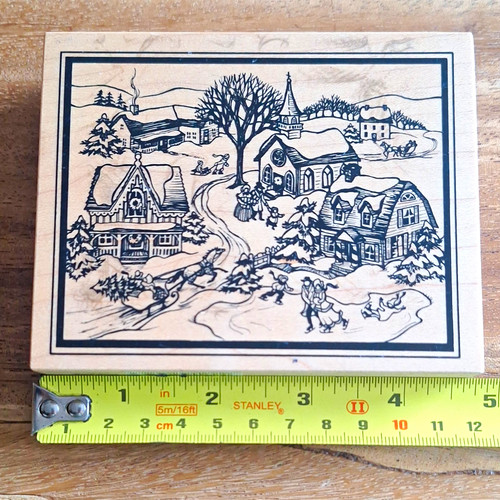Psx wood mounted rubber - wood, stamp