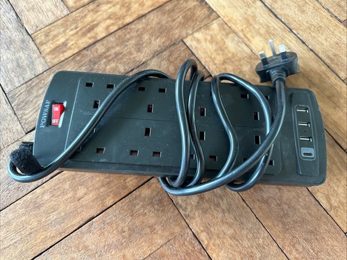Powsaf way extension lead - 8,