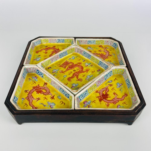 Antique chinese yellow ground - chinese,