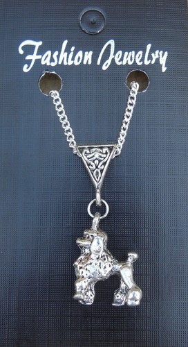 Poodle dog pendant necklace - dog,
