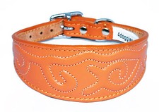 Orange Embossed Stitch Design