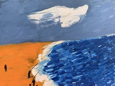 Original Naive Oil Painting On