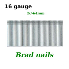 16 G Ga Gauge Galvanized Brad