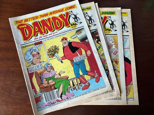Vintage dandy comic bundle - comic,
