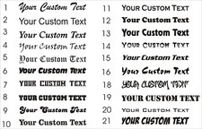 2x Large Custom Names Graphics