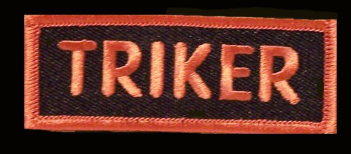 Triker trike biker - triker, patch