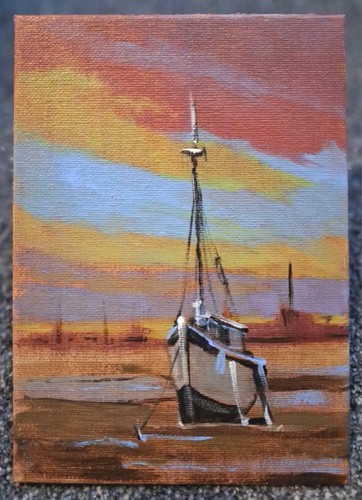 Beautiful pair small oil - small,