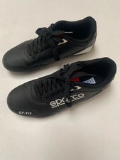 Sparco driving shoes racing worn once trainers black 39 6 sp f12 motorsport
