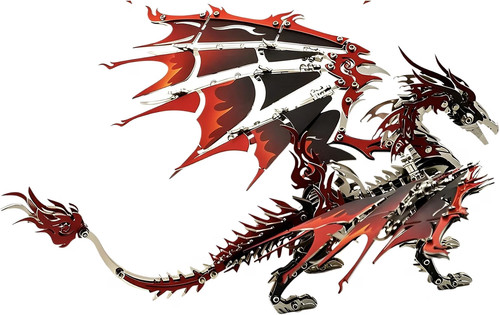 Metal dragon model kit - model,