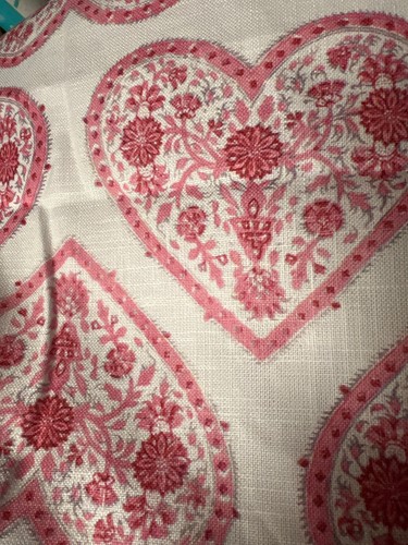 Pottery barn table - pottery, cloth