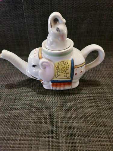 Vintage ceramic elephant - ceramic,