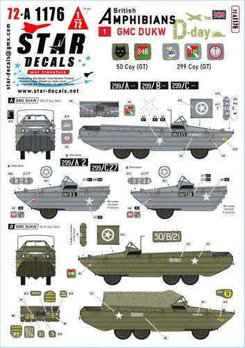A1176 day dukw british - 72-a1176, dukw.