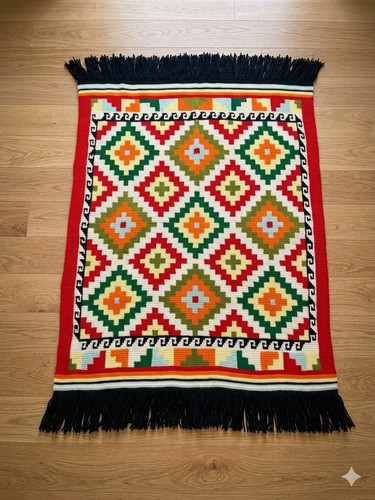 Vtg 1970s navajo diamonds - vtg,