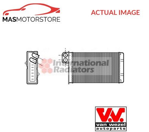 Heater radiator exchanger lhd - heater,