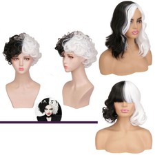 Cruella Cosplay Wig Black