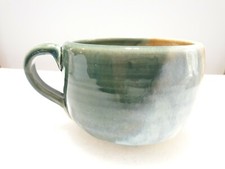 R Murphy Clay Mug green Yellow