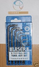 LASER TOOLS 8 PIECE BALL END TORX KEY SET 2461**