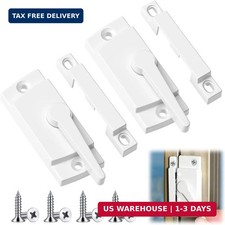 2 Pcs Window Sash Locks - Zinc