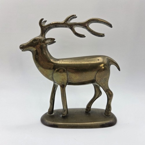 Vintage brass stag deer - stag,
