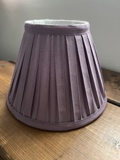 Small Lilac Pleated Satin