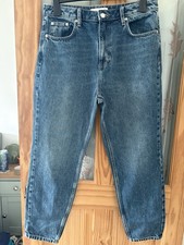 TOPSHOP Mom Jeans Blue 100%