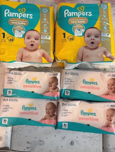 Pampers size nappies - 1,