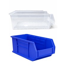 Blue clear plastic part - plastic,