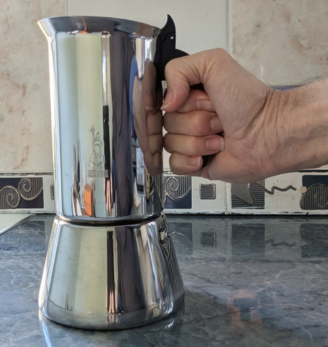 Large bialetti stainless steel - stainless,