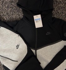 Black And Grey Nike Tech Fleece