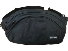 Pacsafe Exomesh Security Money Belt Black Anti-Theft Travel Pouch PPWH