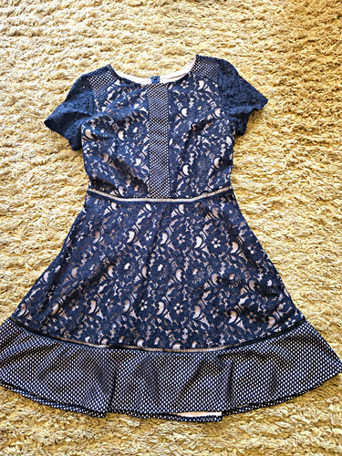 Oasis navy floral - navy,