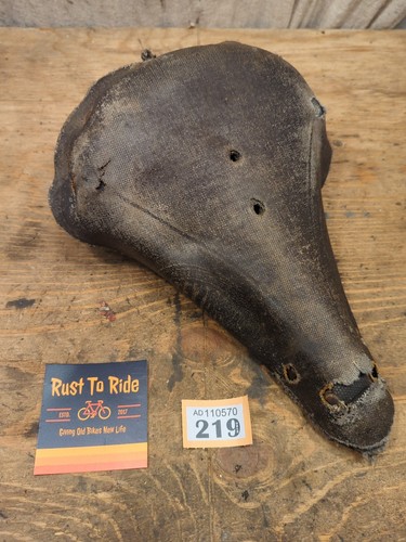 Vintage bicycle saddle french - bicycle,