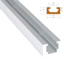 1220mm T-Track T-Slot Miter Track Aluminum Alloy Jig Fixture Slot Double Cut 