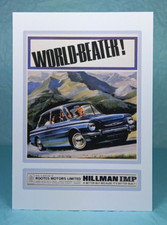 HILLMAN IMP - GREETING CARD -