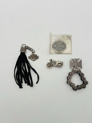 Harley davidson keychain with - keychain,