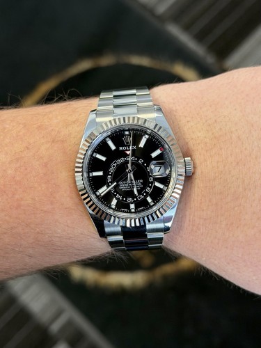 Rolex sky dweller black dial - black, |