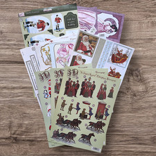 Joblot Card Decoupage Toppers