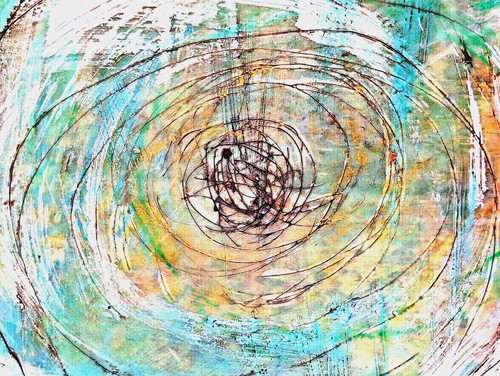Encaustic framed original - encaustic,