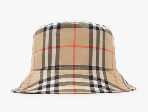 Burberry check cotton bucket - burberry,