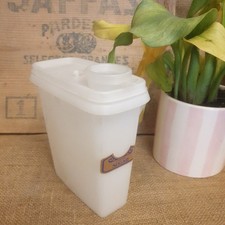 Vtg Tupperware Cereal Sugar Flour nuts Keeper+Lid 469-6 471-1 Storage Container