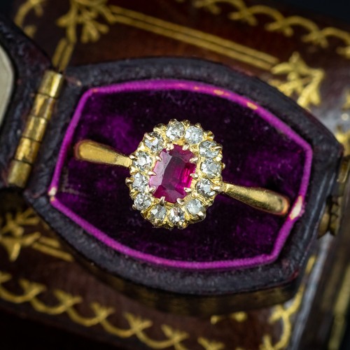 Antique victorian ruby - victorian,