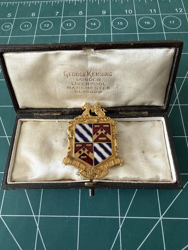 1894 antique gilt masonic - gilt,