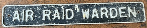 Ww2 air raid - raid, warden